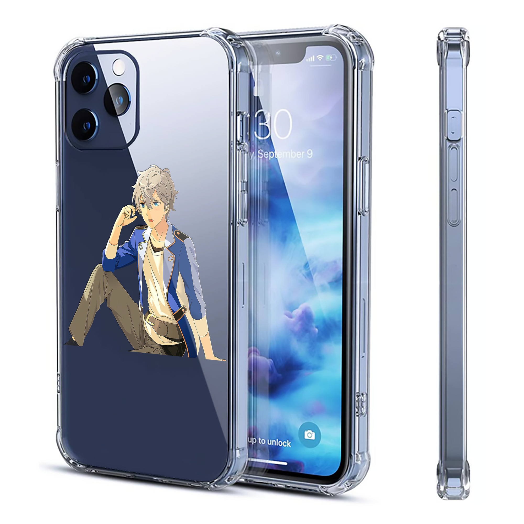 （画像用） あんさんぶるスターズ! Ensemble Stars 【iPhone 12シリーズ対応】透明スマホケース（クリアソフトケース）